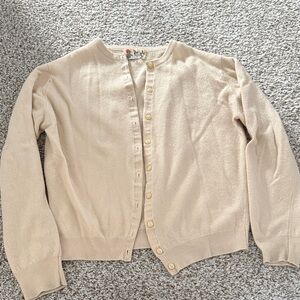 Pringle of Scotland Cream Cashmere Cardigan